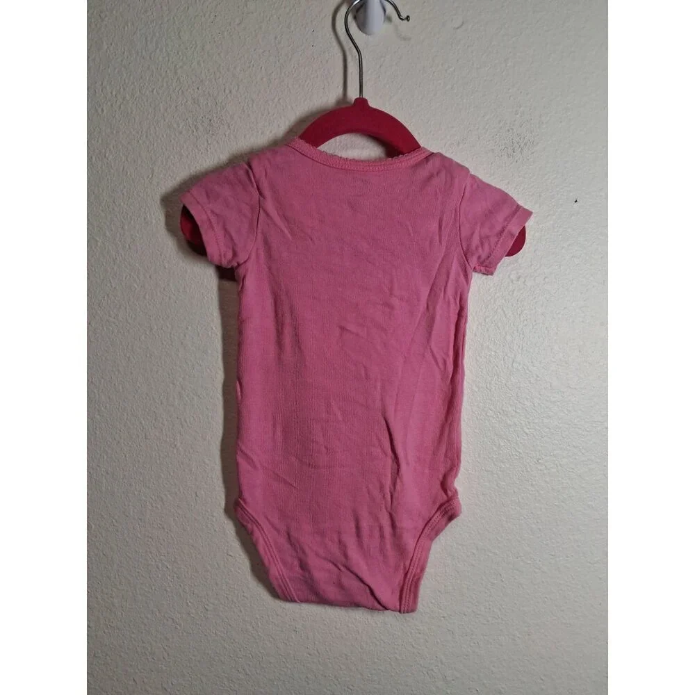 Carter's Bodysuit Wild About Daddy Top Baby Infant Girls Size 6 Months Pink